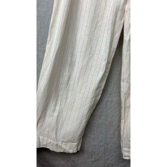 STUDIO NICHOLSON Bora Trousers Pleated Linen Blend Pant Belt Size 2 - Picture 11 of 12